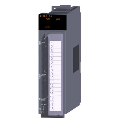 Q62DA-FG 三菱Q系列PLC模擬量輸出模塊Q62DA-FG價格好 帶輸出監控 2通道